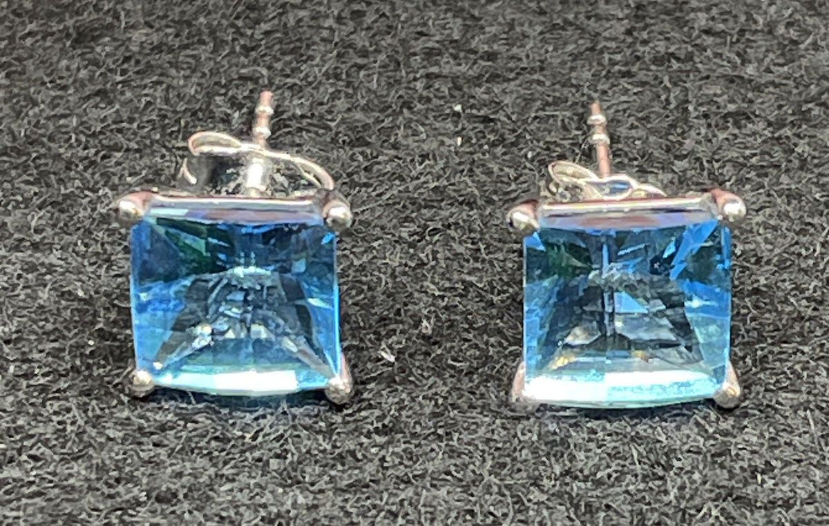 Effy 14K Blue Topaz Earrings (0KA017)