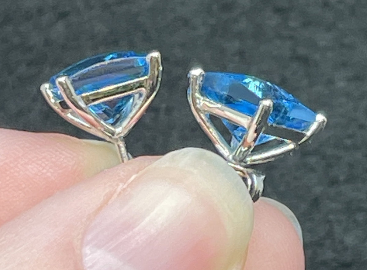 Effy 14K Blue Topaz Earrings (0KA017)