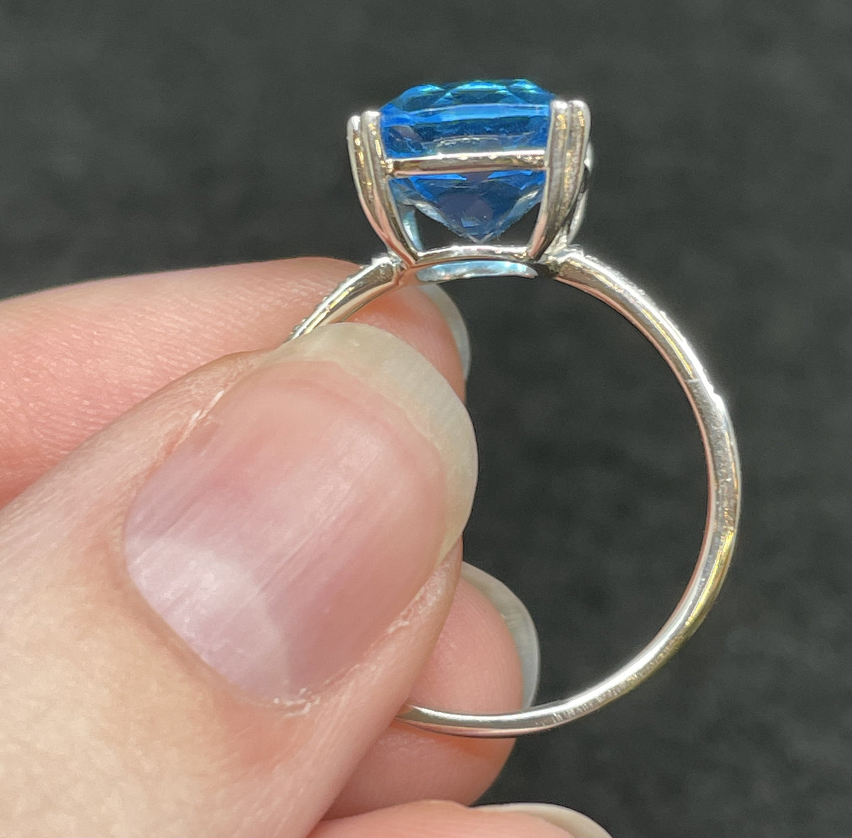 Effy 14K Blue Topaz Ring (0KA015)