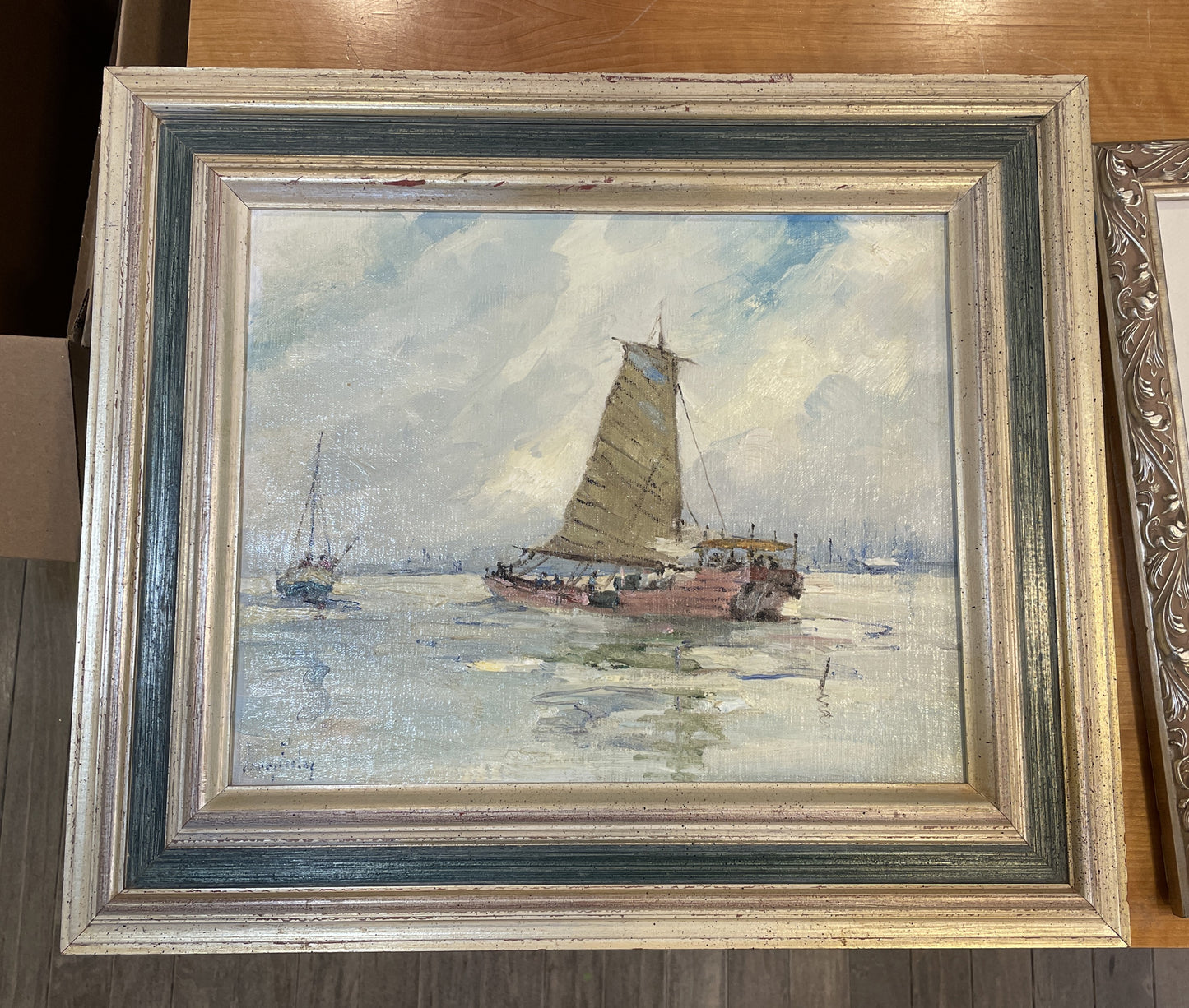 James Eccles, "Cargo for Hong Kong" Oil on Canvas (0I8008)