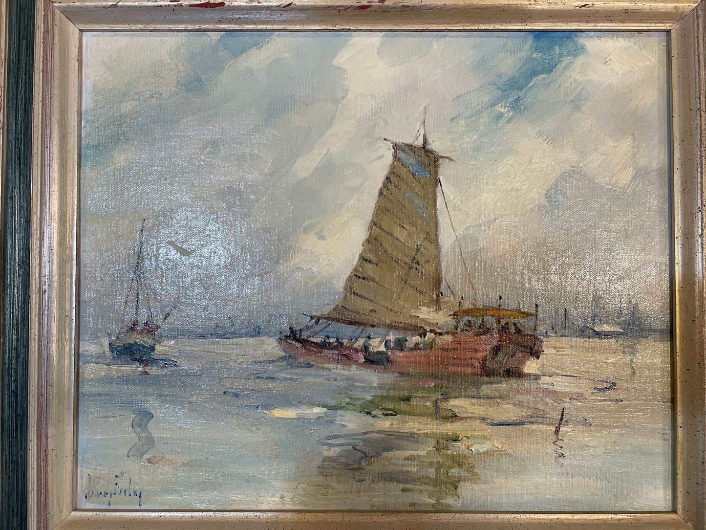 James Eccles, "Cargo for Hong Kong" Oil on Canvas (0I8008)