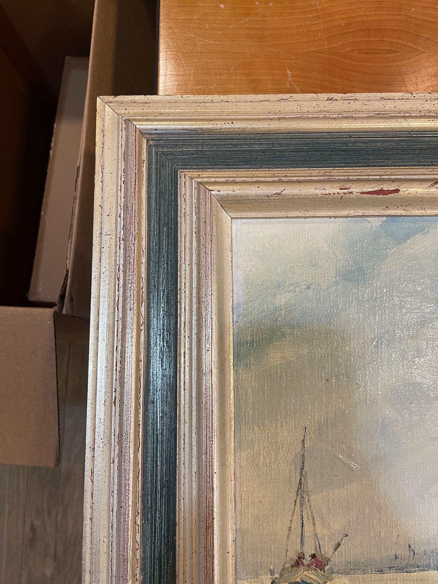 James Eccles, "Cargo for Hong Kong" Oil on Canvas (0I8008)