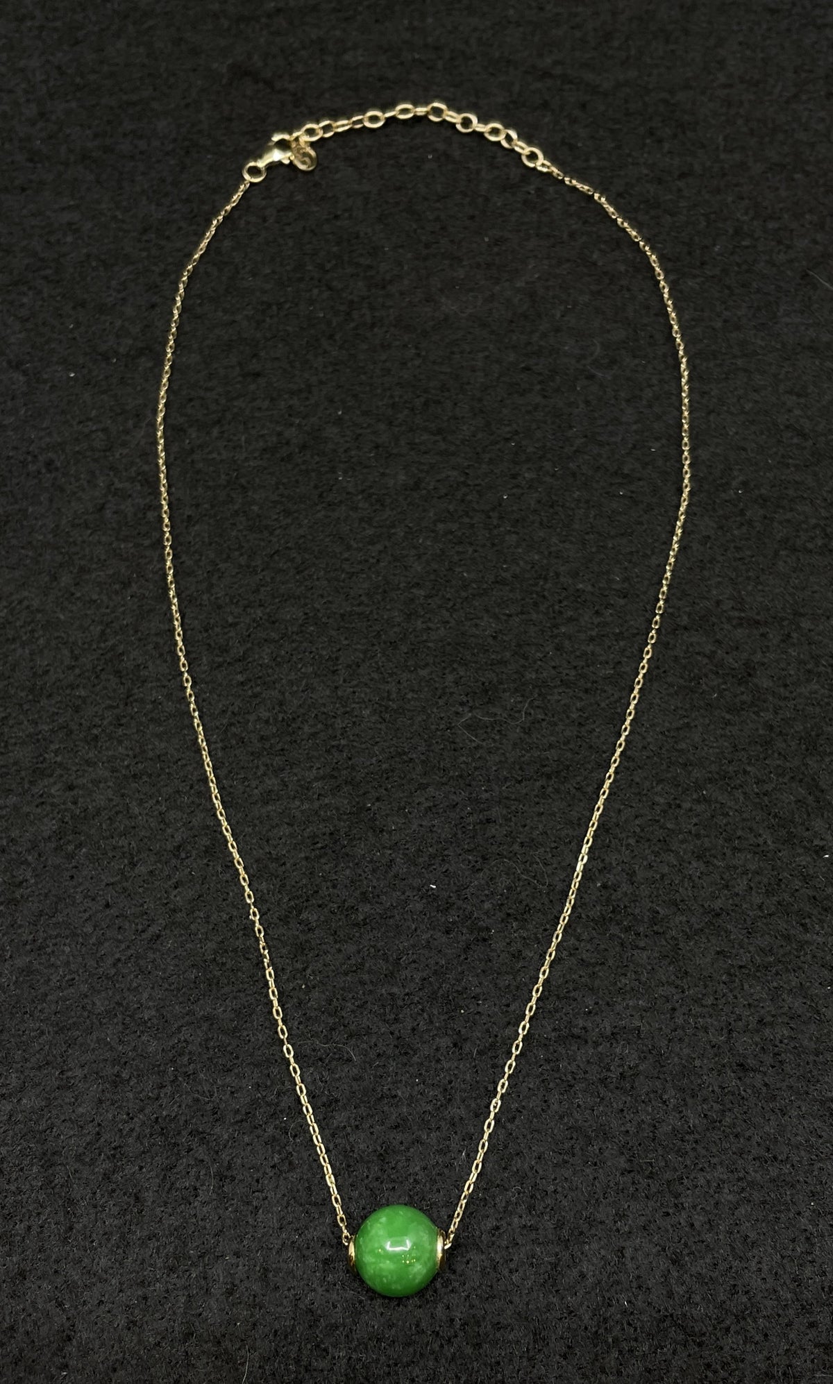 Effy Jade Drop Necklace, 14K (0KA00Y)