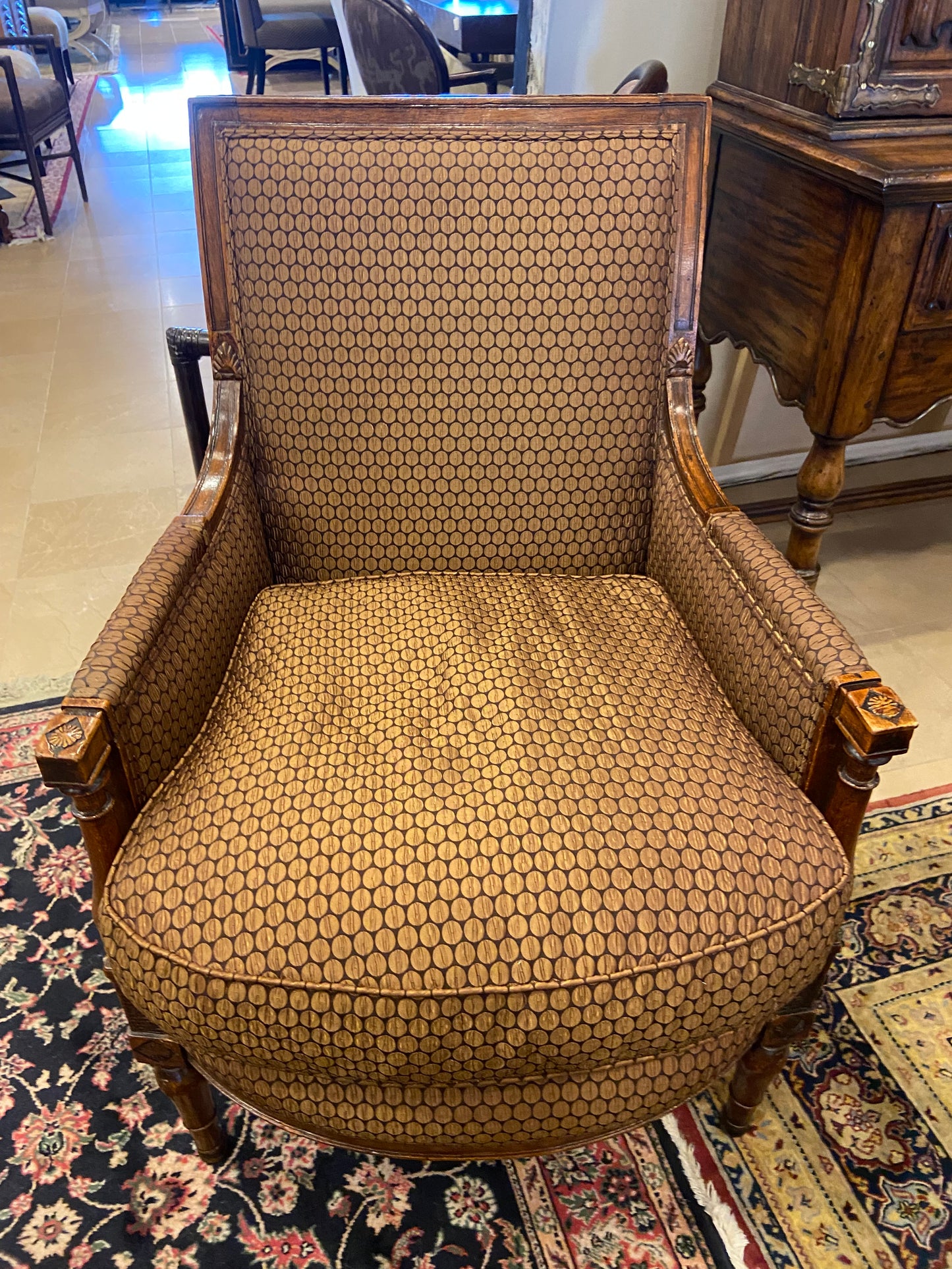 French 19th Century Antique Dictore Chair (25786)