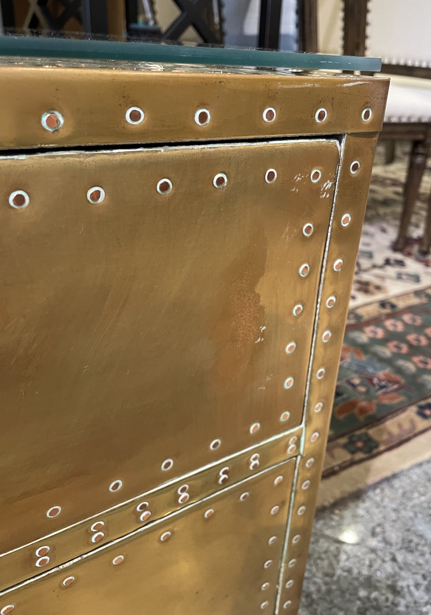 Vintage Sarried Two Drawer End Table, 1970s (0MD003)