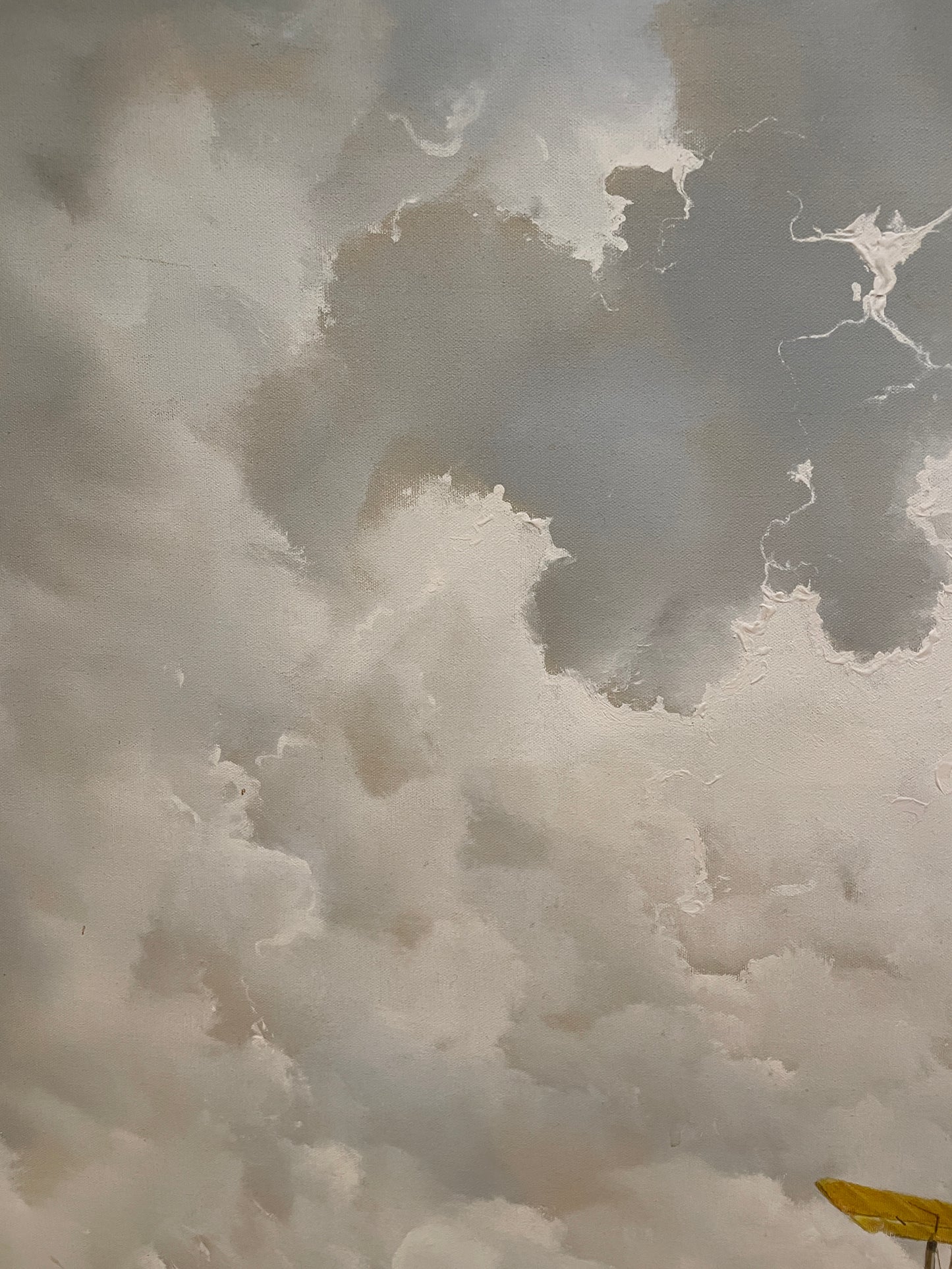 Al Devens Oil on Canvas, Bi-Plane, 1970s (0MD004)