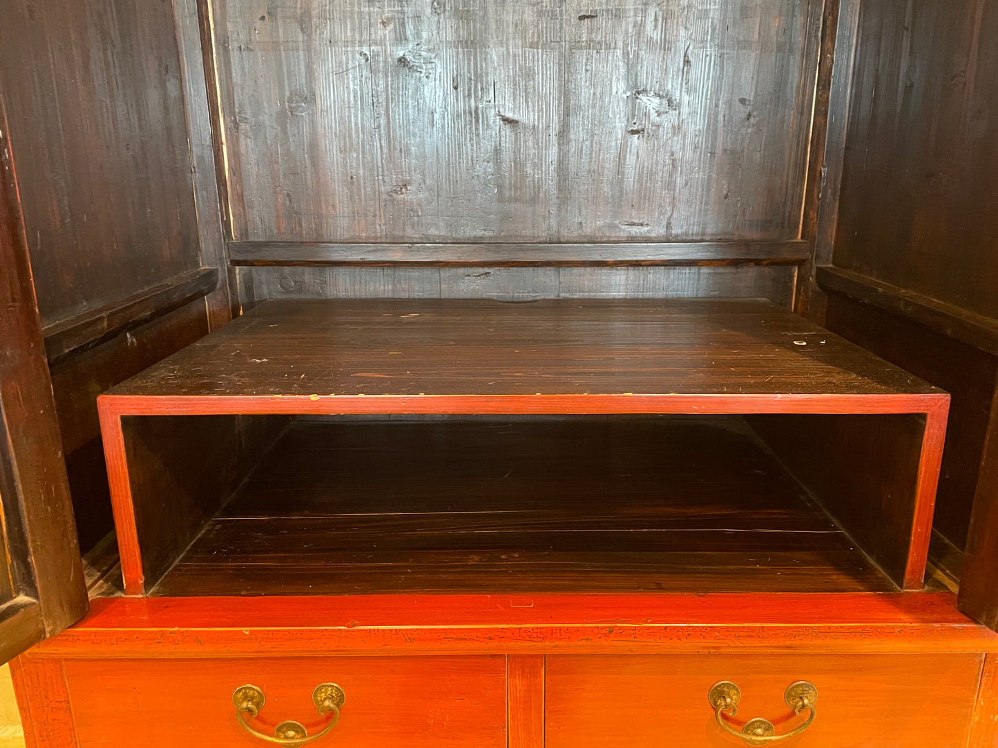 Reproduction Chinese Wedding Cabinet/Television Armoire (0A9008)