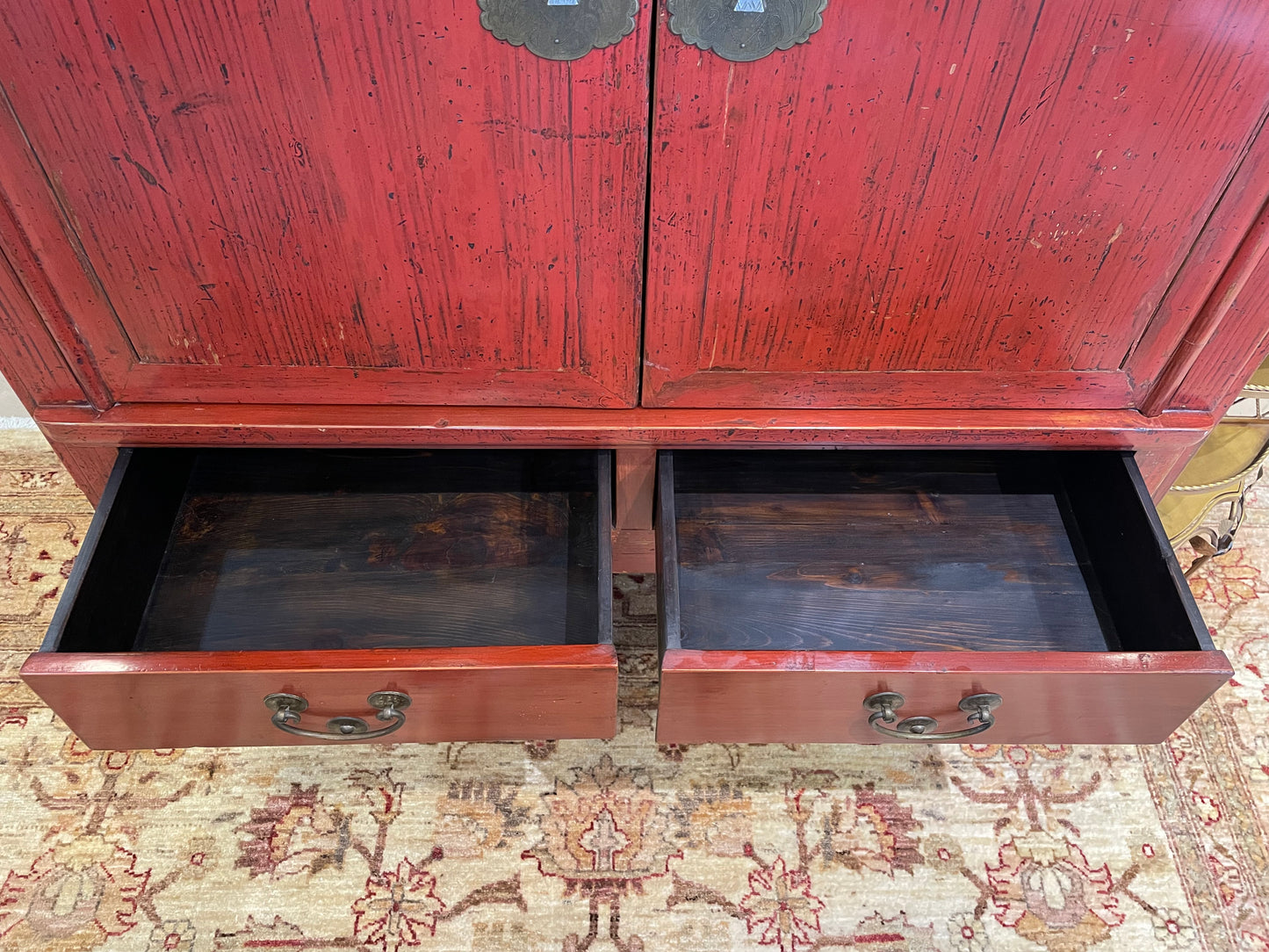 Reproduction Chinese Wedding Cabinet/Television Armoire (0A9008)