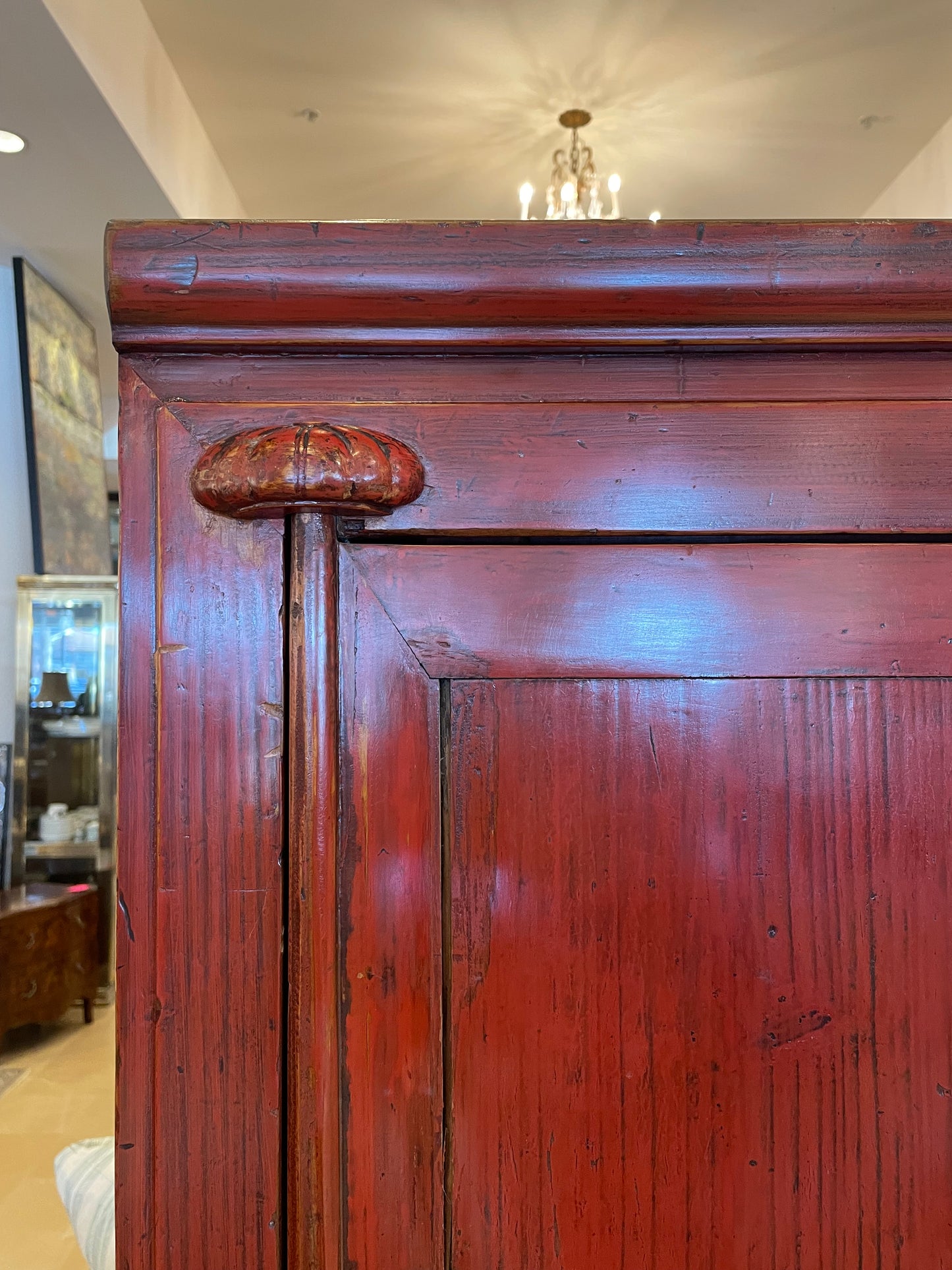 Reproduction Chinese Wedding Cabinet/Television Armoire (0A9008)