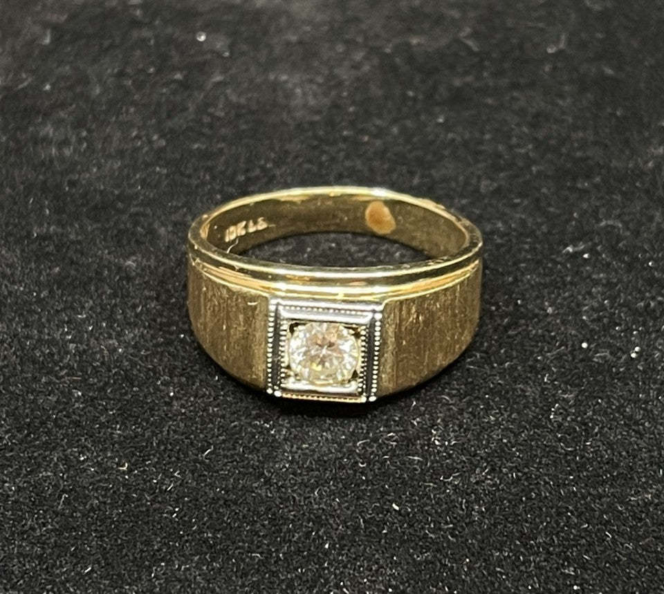 Men's 10k and .75ct Diamond Ring (0IM006)