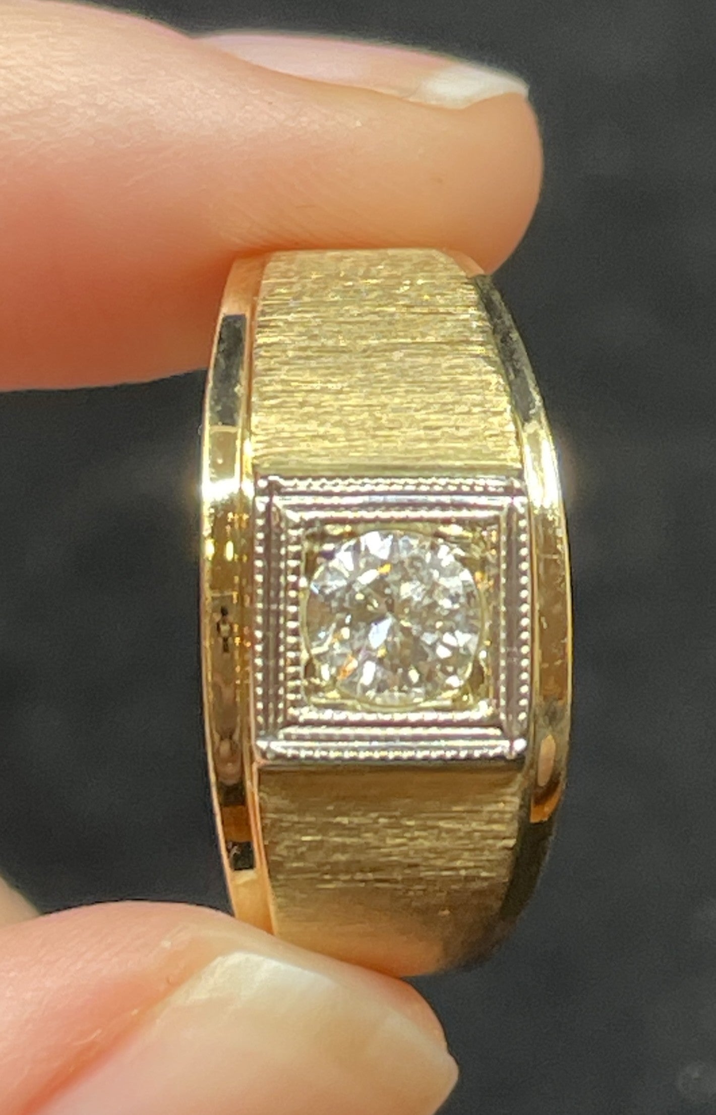 Men's 10k and .75ct Diamond Ring (0IM006)