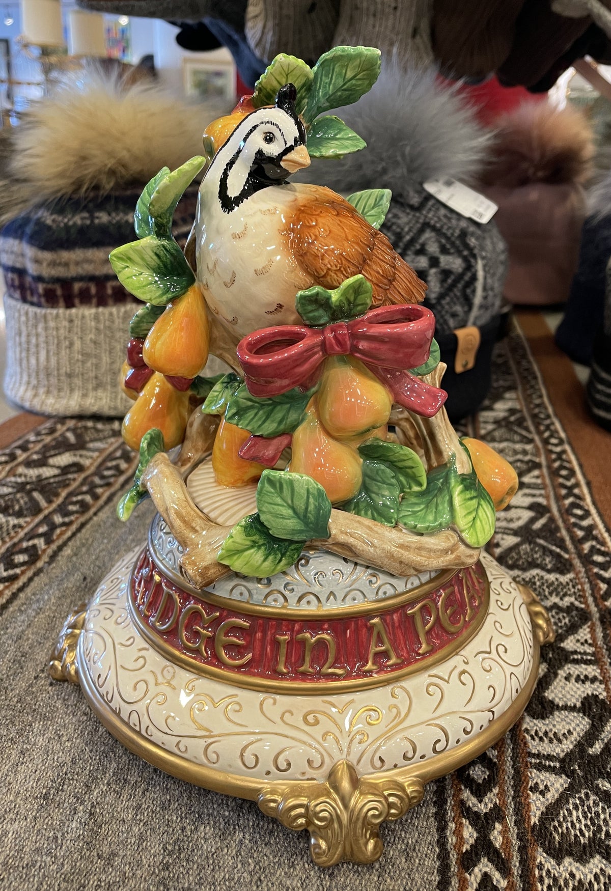 Fitz and Floyd 12 Days of Christmas Partridge in a Pear Tree (0Q700B)