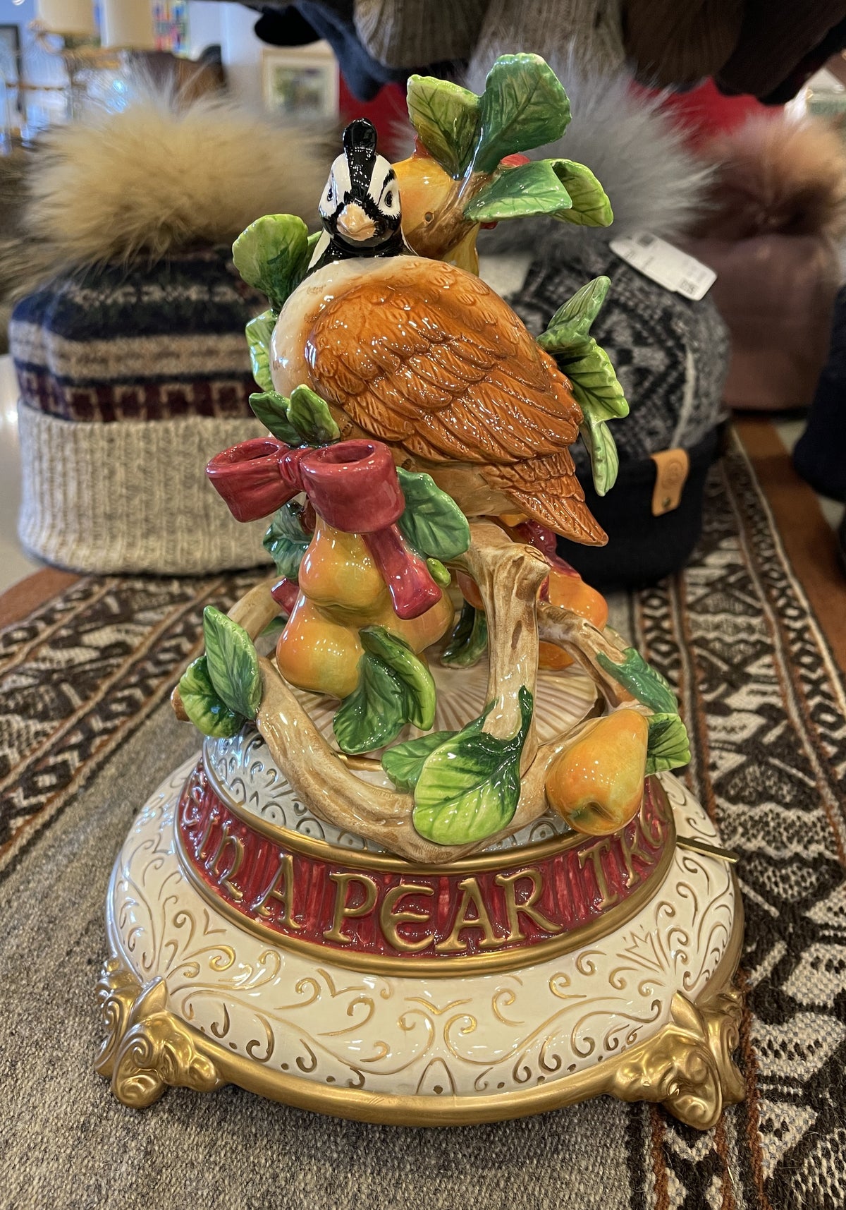 Fitz and Floyd 12 Days of Christmas Partridge in a Pear Tree (0Q700B)