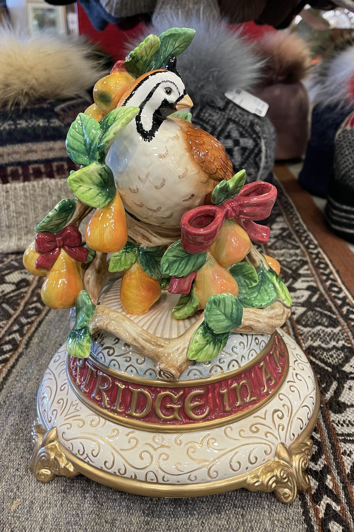 Fitz and Floyd 12 Days of Christmas Partridge in a Pear Tree (0Q700B)