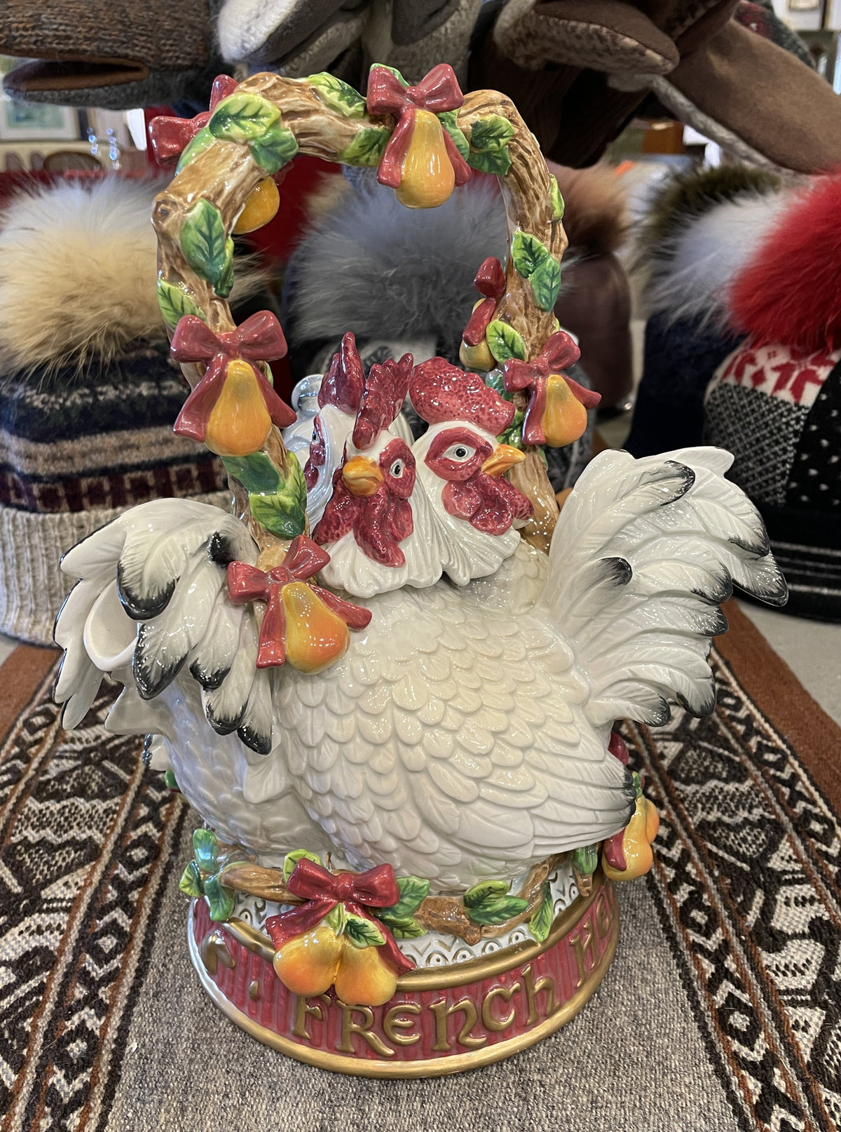 Fitz and Floyd 12 Days of Christmas 3 French Hens (0Q7008)