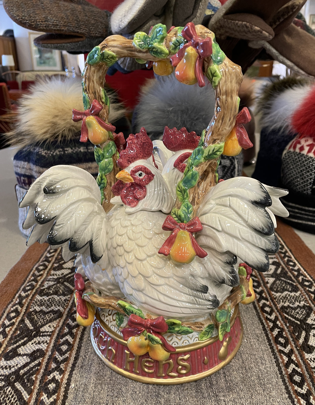 Fitz and Floyd 12 Days of Christmas 3 French Hens (0Q7008)