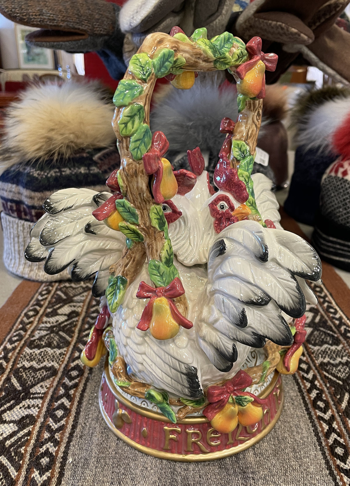 Fitz and Floyd 12 Days of Christmas 3 French Hens (0Q7008)