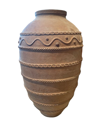 Large Terracotta Floor Vase Reproduction