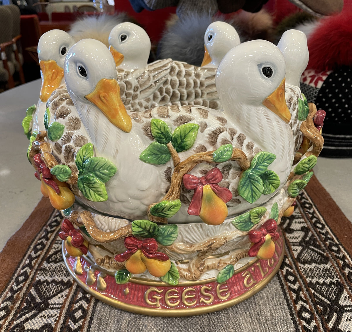 Fitz and Floyd 12 Days of Christmas 6 Geese a Laying (0Q7004)
