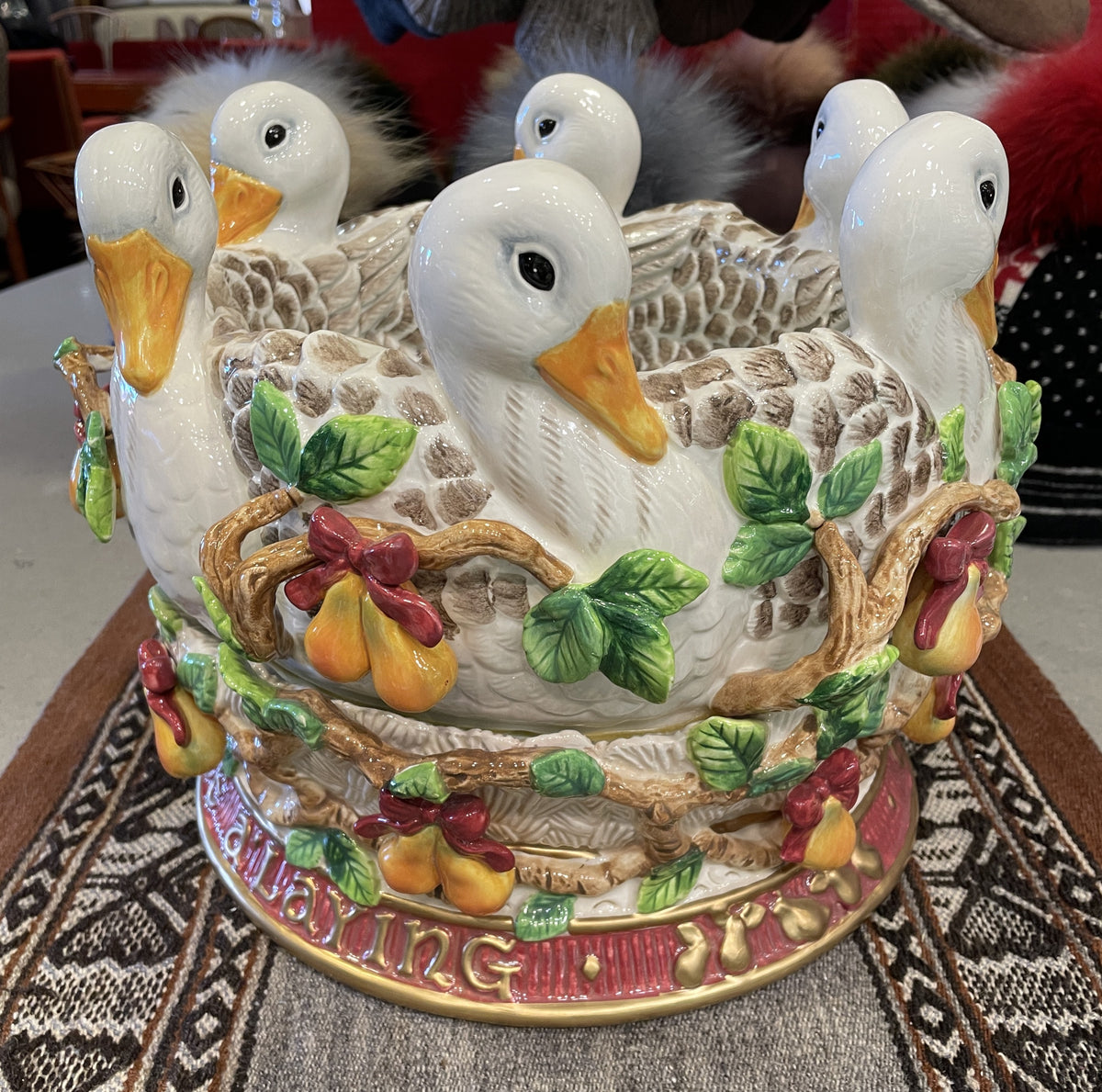 Fitz and Floyd 12 Days of Christmas 6 Geese a Laying (0Q7004)