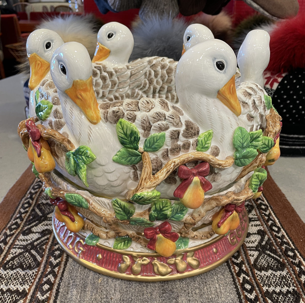 Fitz and Floyd 12 Days of Christmas 6 Geese a Laying (0Q7004)