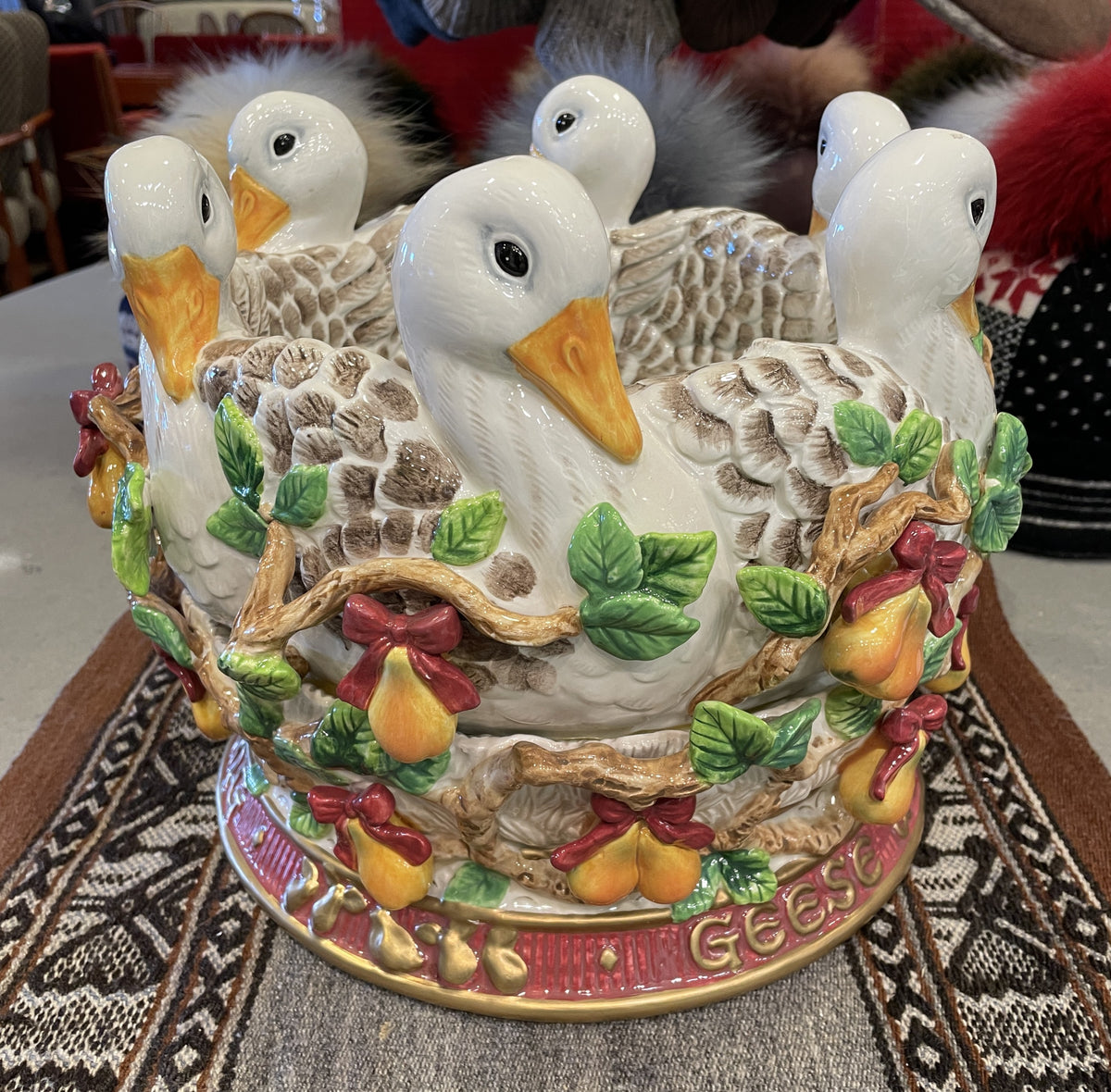 Fitz and Floyd 12 Days of Christmas 6 Geese a Laying (0Q7004)