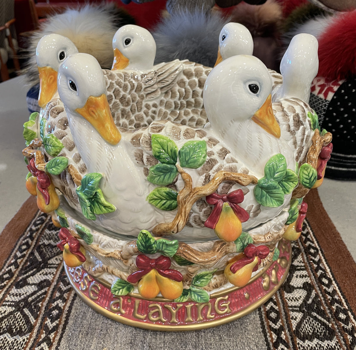 Fitz and Floyd 12 Days of Christmas 6 Geese a Laying (0Q7004)