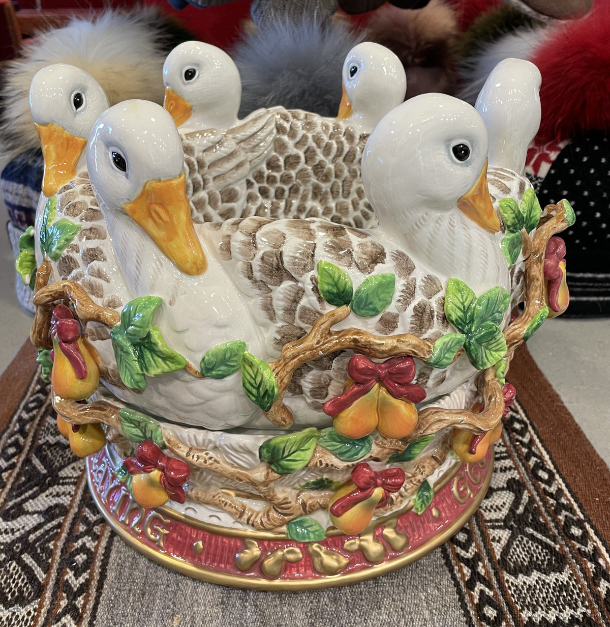 Fitz and Floyd 12 Days of Christmas 6 Geese a Laying (0Q7004)