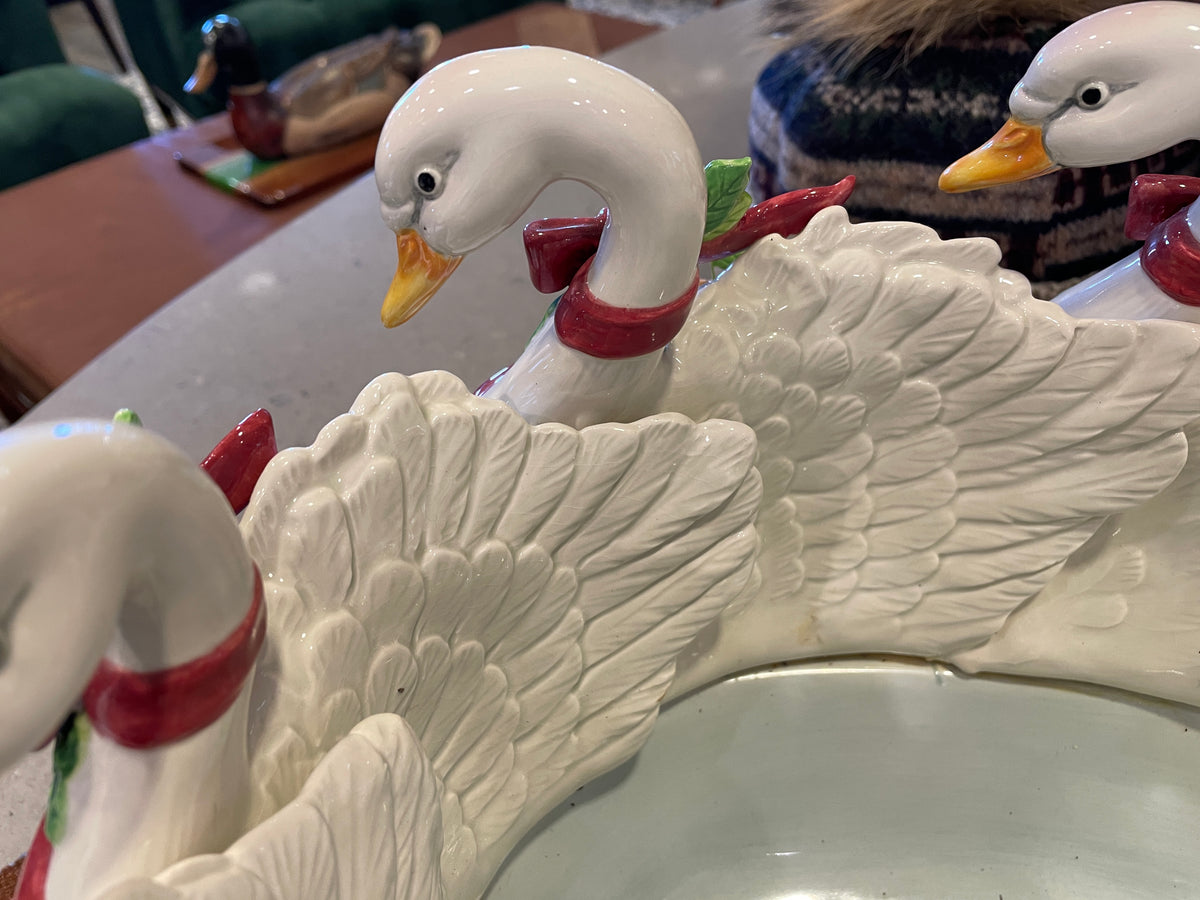 Fitz and Floyd 12 Days of Christmas 7 Swans a Swimming (0Q700A)