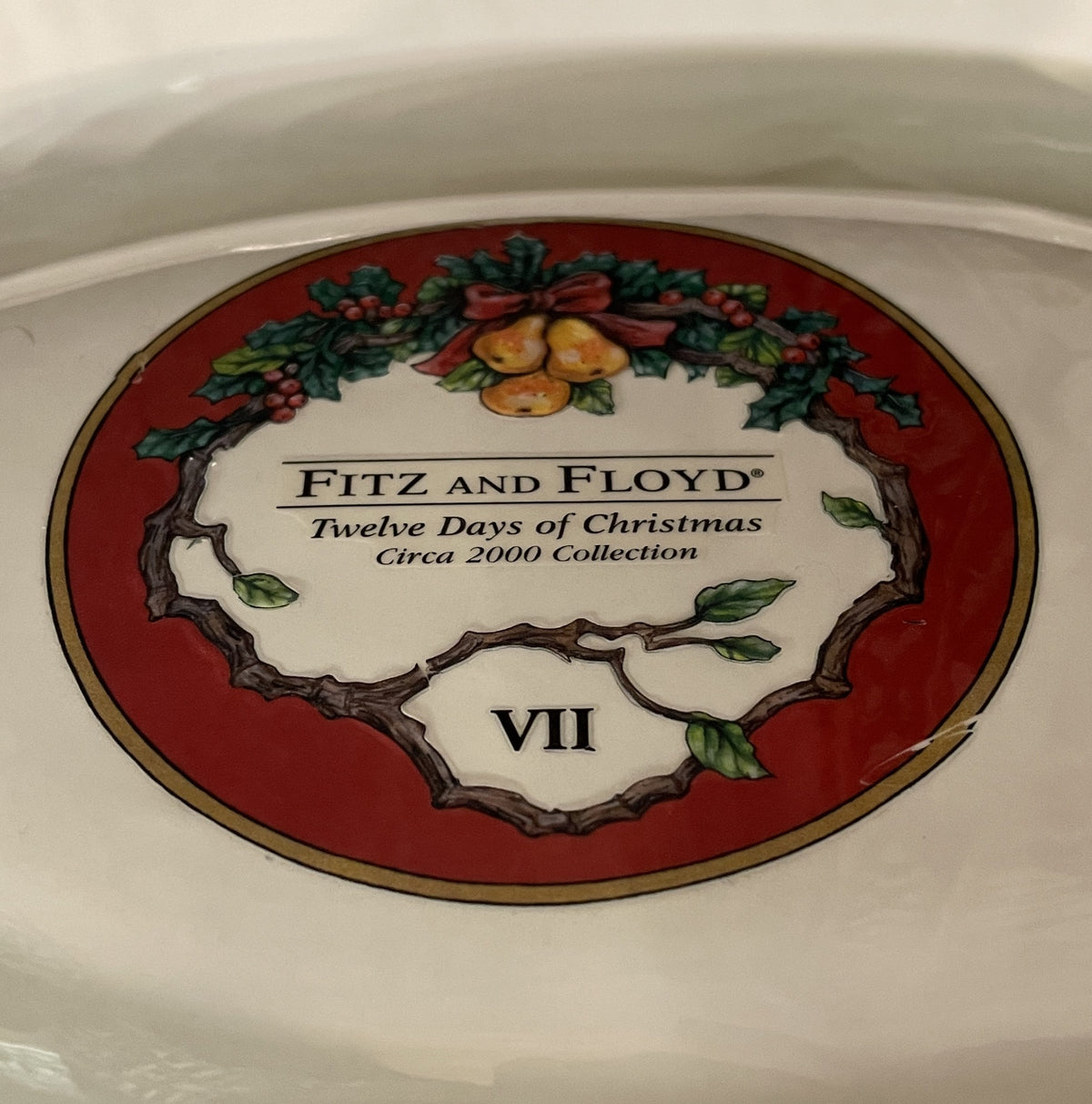 Fitz and Floyd 12 Days of Christmas 7 Swans a Swimming (0Q700A)
