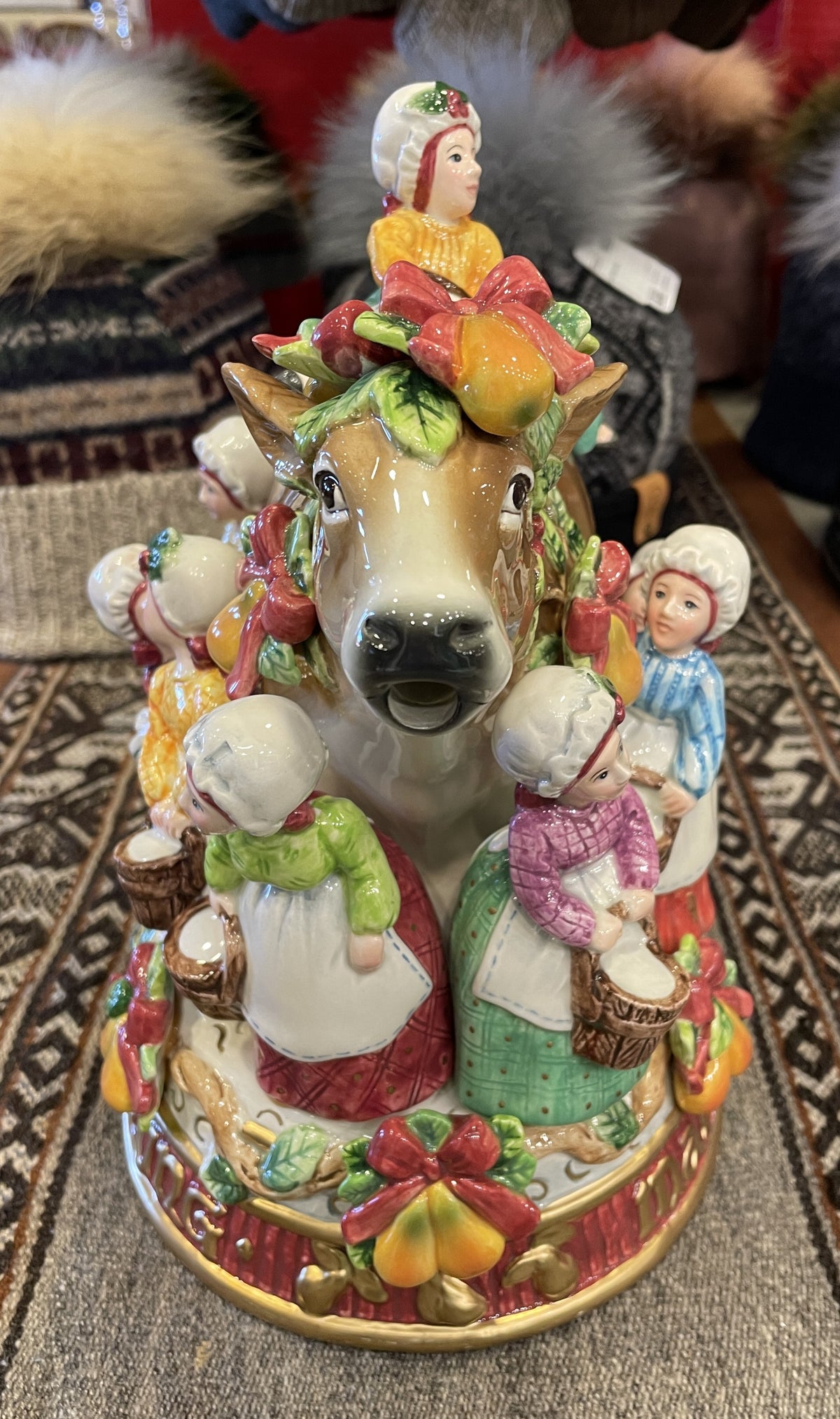 Fitz and Floyd 12 Days of Christmas 8 Maids a Milking (0Q7009)