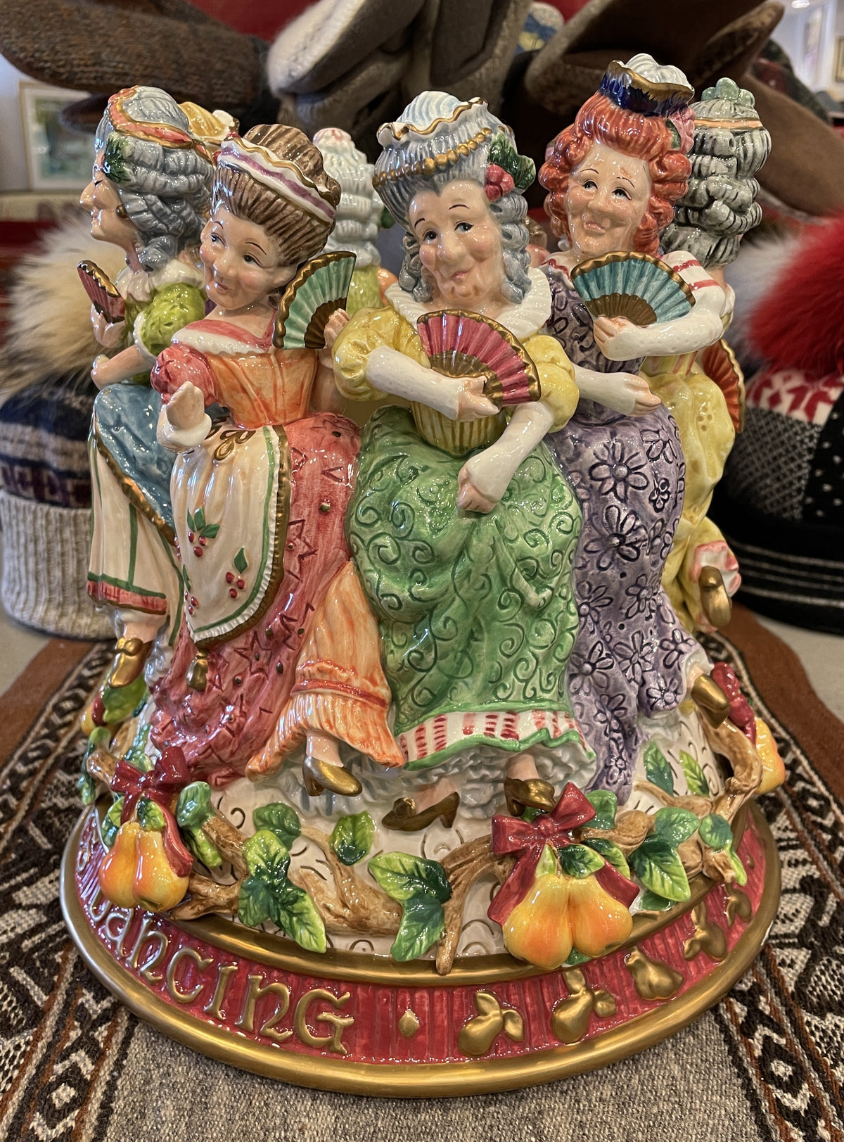 Fitz and Floyd 12 Days of Christmas 9 Ladies Dancing (0Q7006)