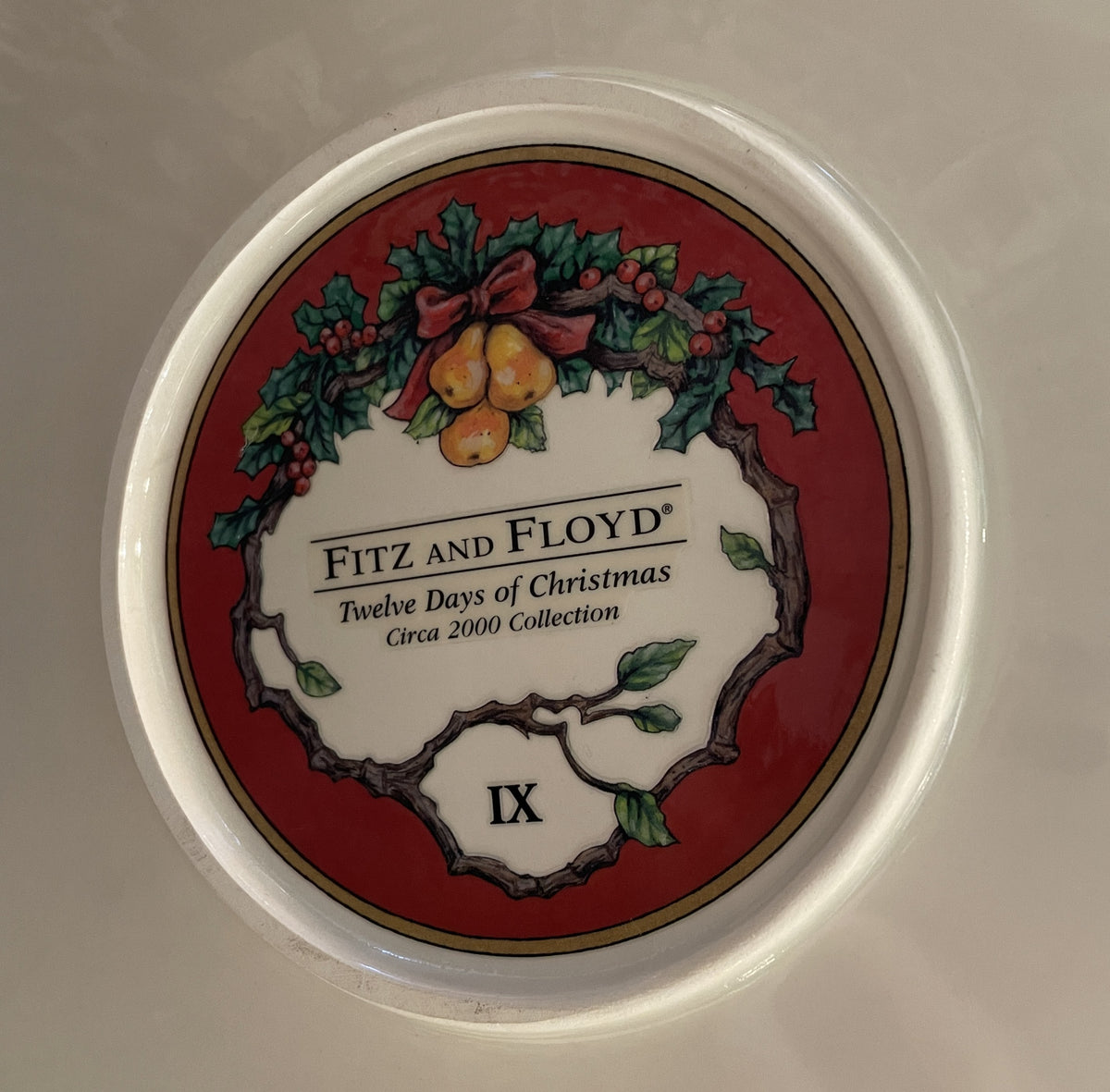 Fitz and Floyd 12 Days of Christmas 9 Ladies Dancing (0Q7006)