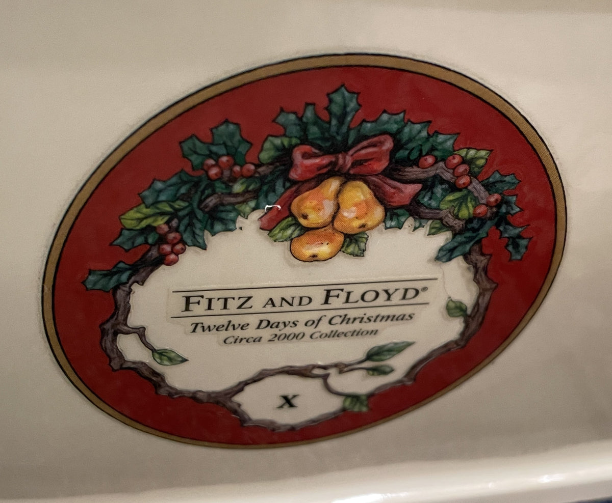 Fitz and Floyd 12 Days of Christmas 10 Lords a Leaping (0Q7007)