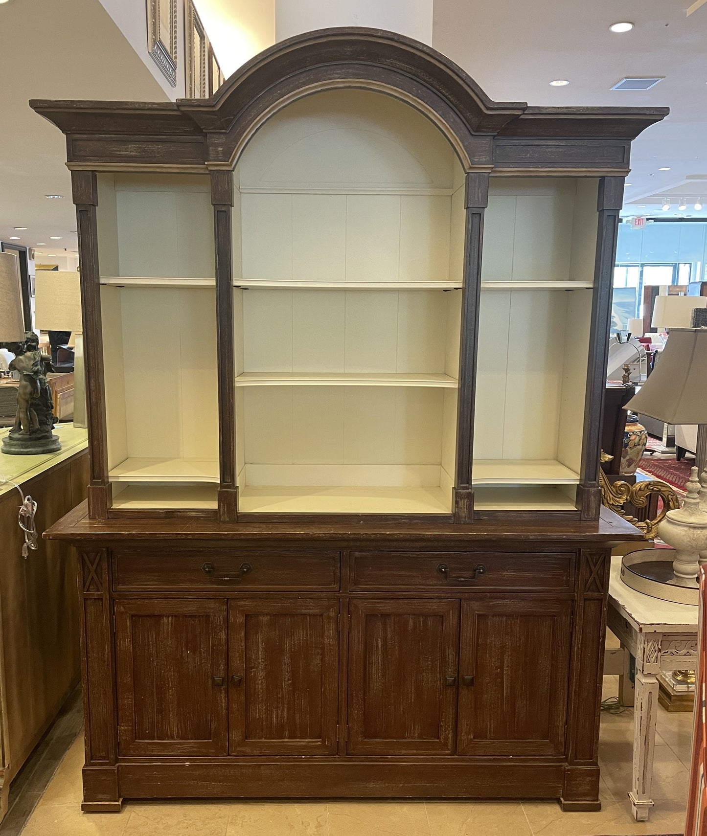 Harden Open Bookcase/Breakfront, Custom (01D01T)