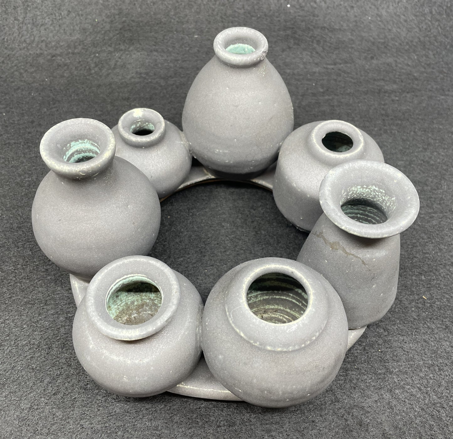 Circular Glazed Flower Tulipiere (0JL01B)