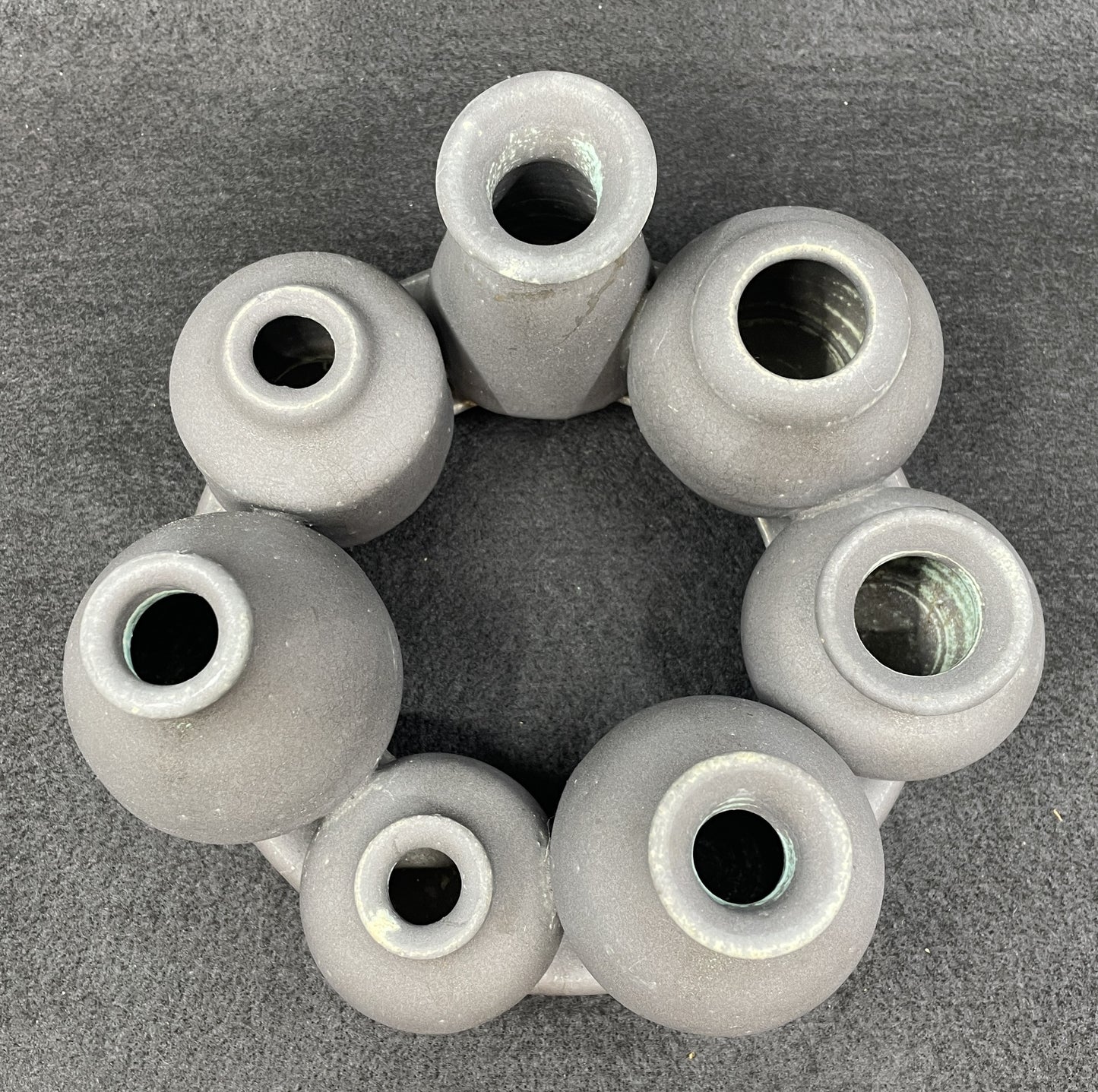 Circular Glazed Flower Tulipiere (0JL01B)
