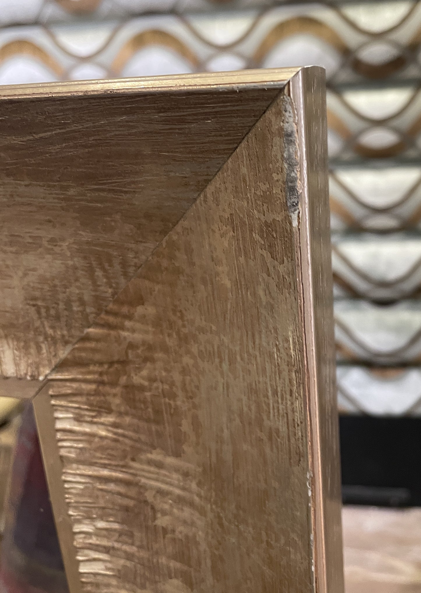 Ethan Allen Faux Finished Floor Mirror (0I600U)