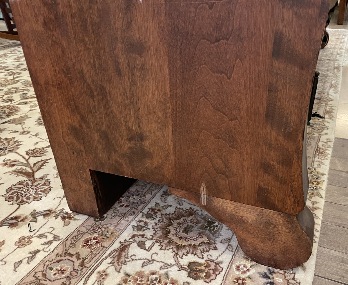 Antique 1900s Chicago Sideboard with mirrored gallery, Empire influence (03N007)