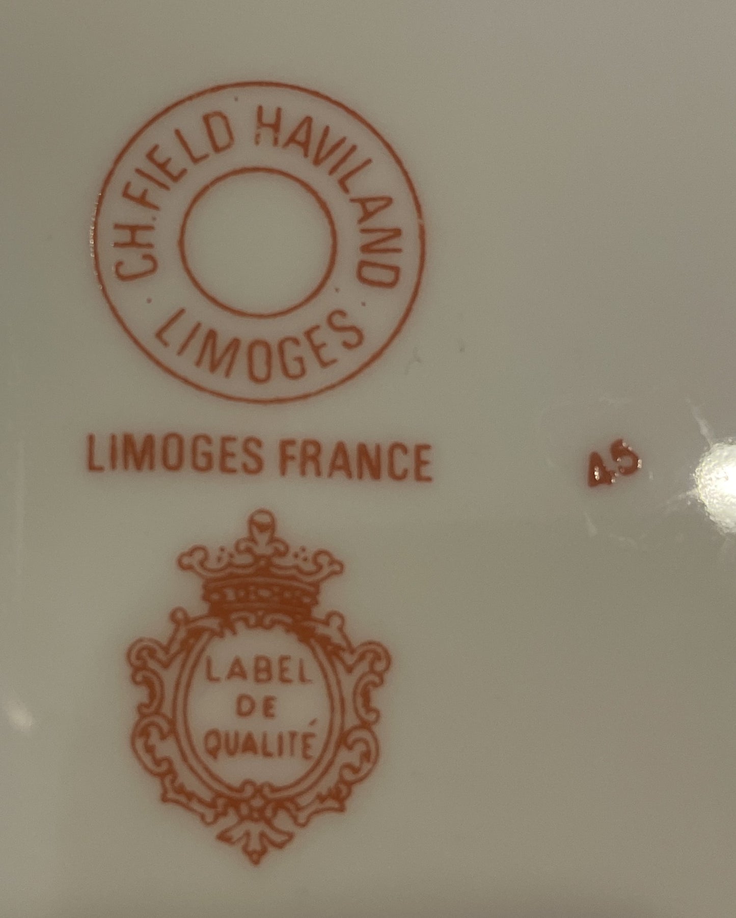 Limoges Charles Field Arizona Appetizer Plates, set of 12 (0H600C)