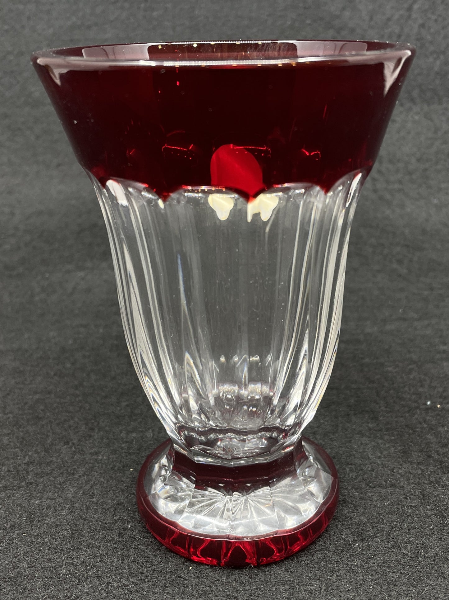 Waterford Cut Back Red Bud Vase (0HY007)