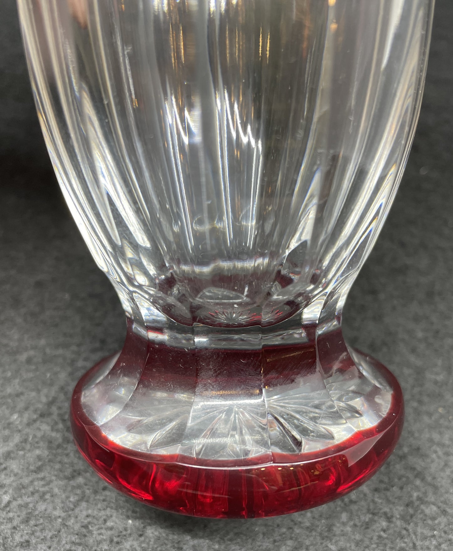 Waterford Cut Back Red Bud Vase (0HY007)