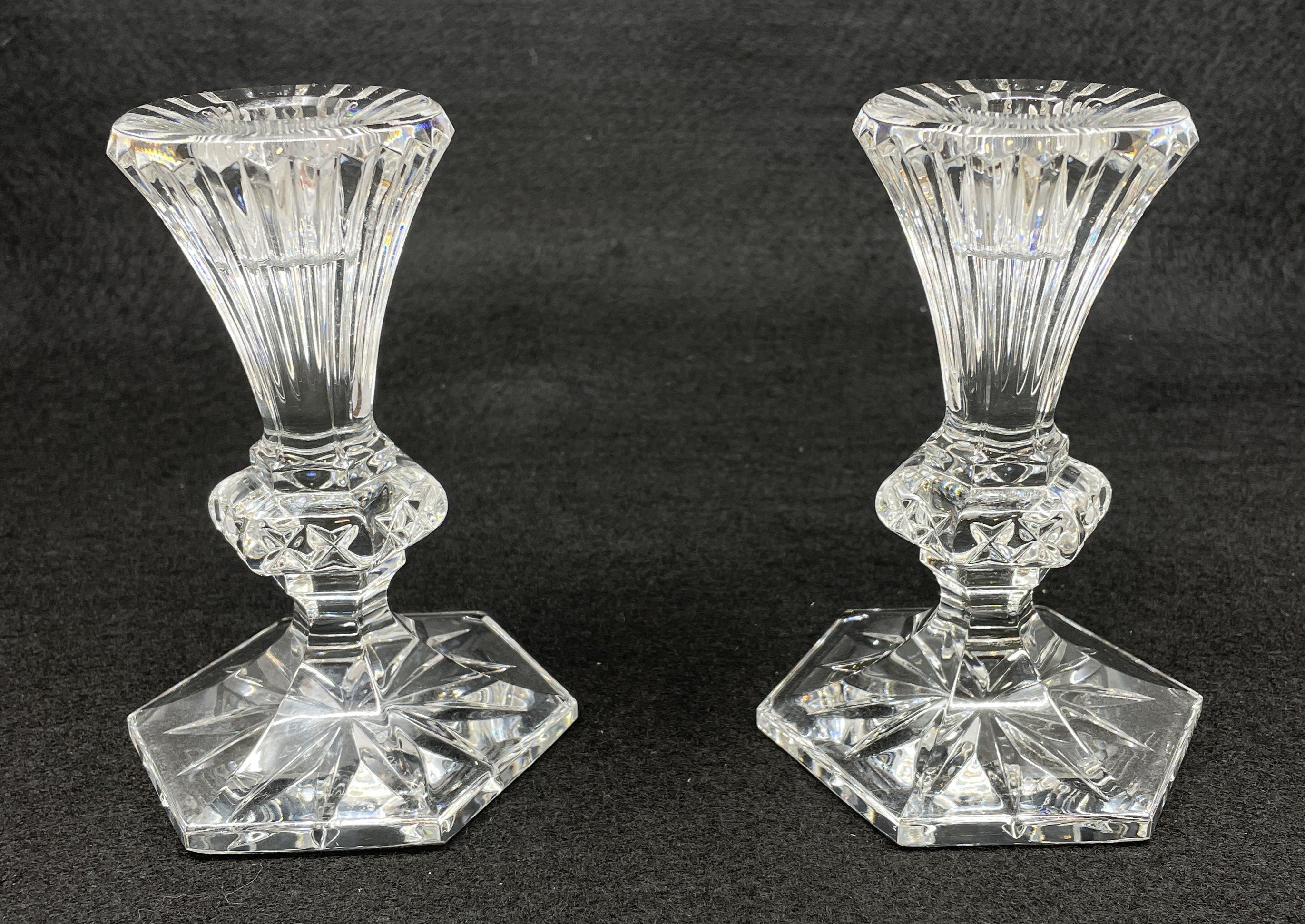 Waterford Candlesticks, a pair (0ME003) – The Perfect Thing