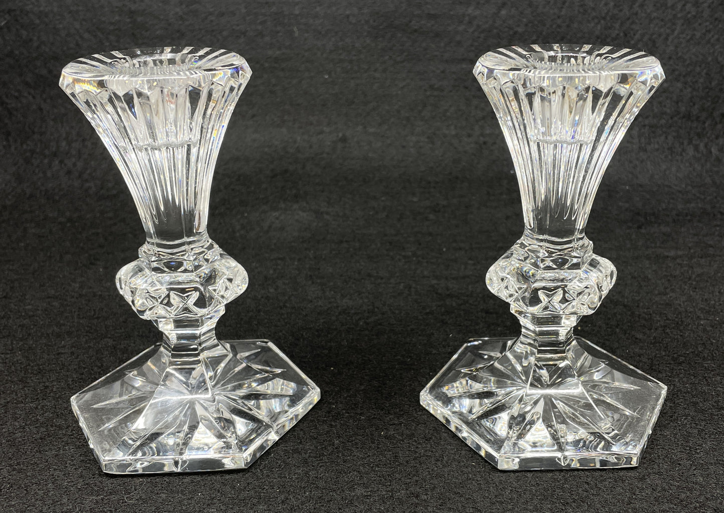 Waterford Candlesticks, a pair (0ME003)