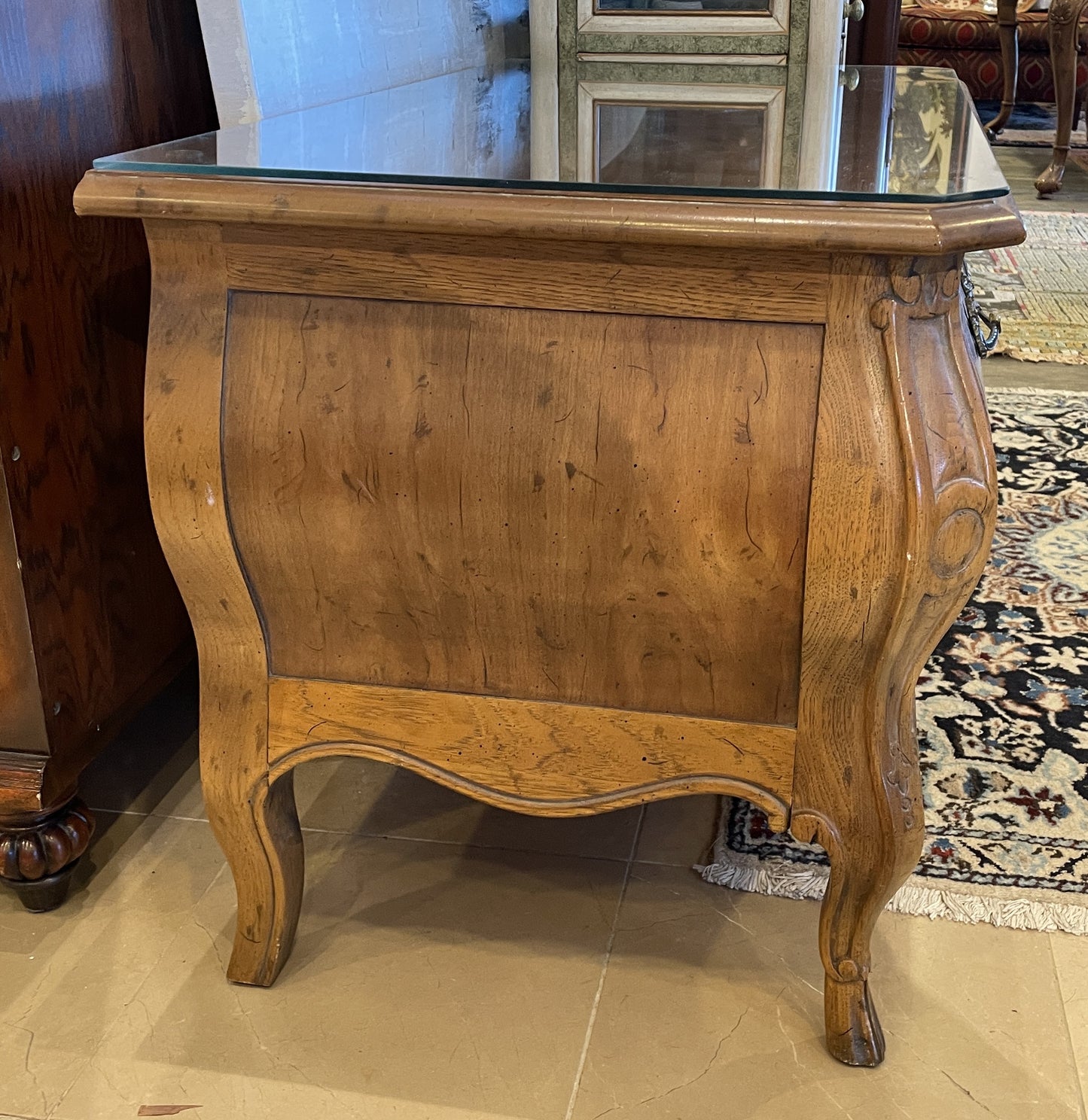 French Bombe Chest, Low Two Drawer (0MJ001)