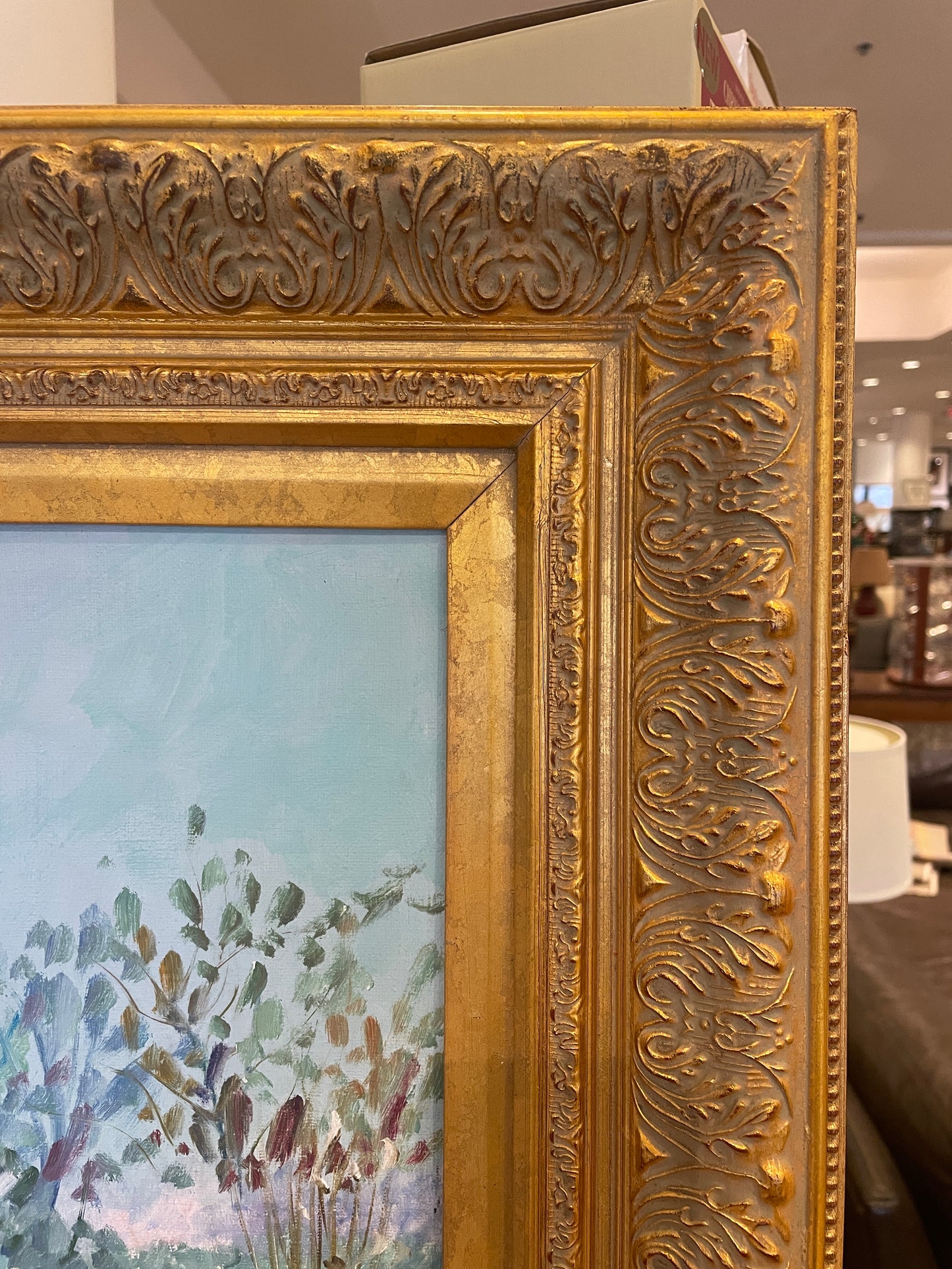 Jeanette Wittenberg Oil on Canvas, Lilies on the Pond (0I8002)