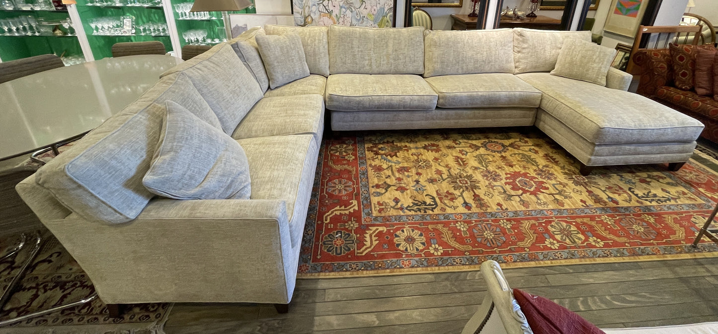 Century Sectional with Chaise, AS IS (0MK003)