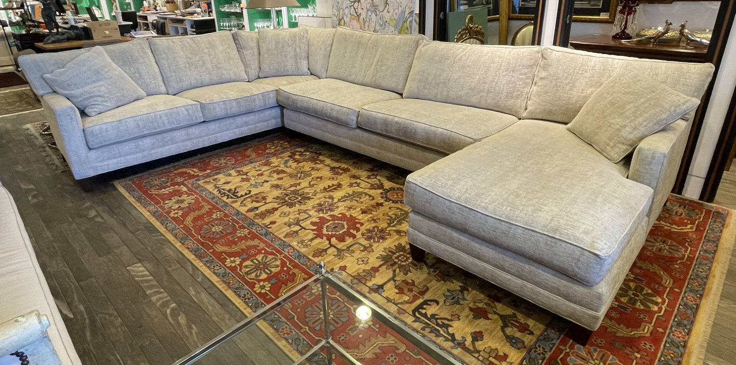 Century Sectional with Chaise, AS IS (0MK003)