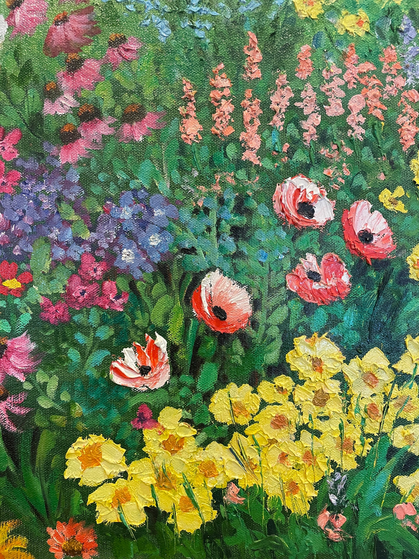 Jeanette Wittenberg, Oil on Canvas Field of Flowers (0I8006)