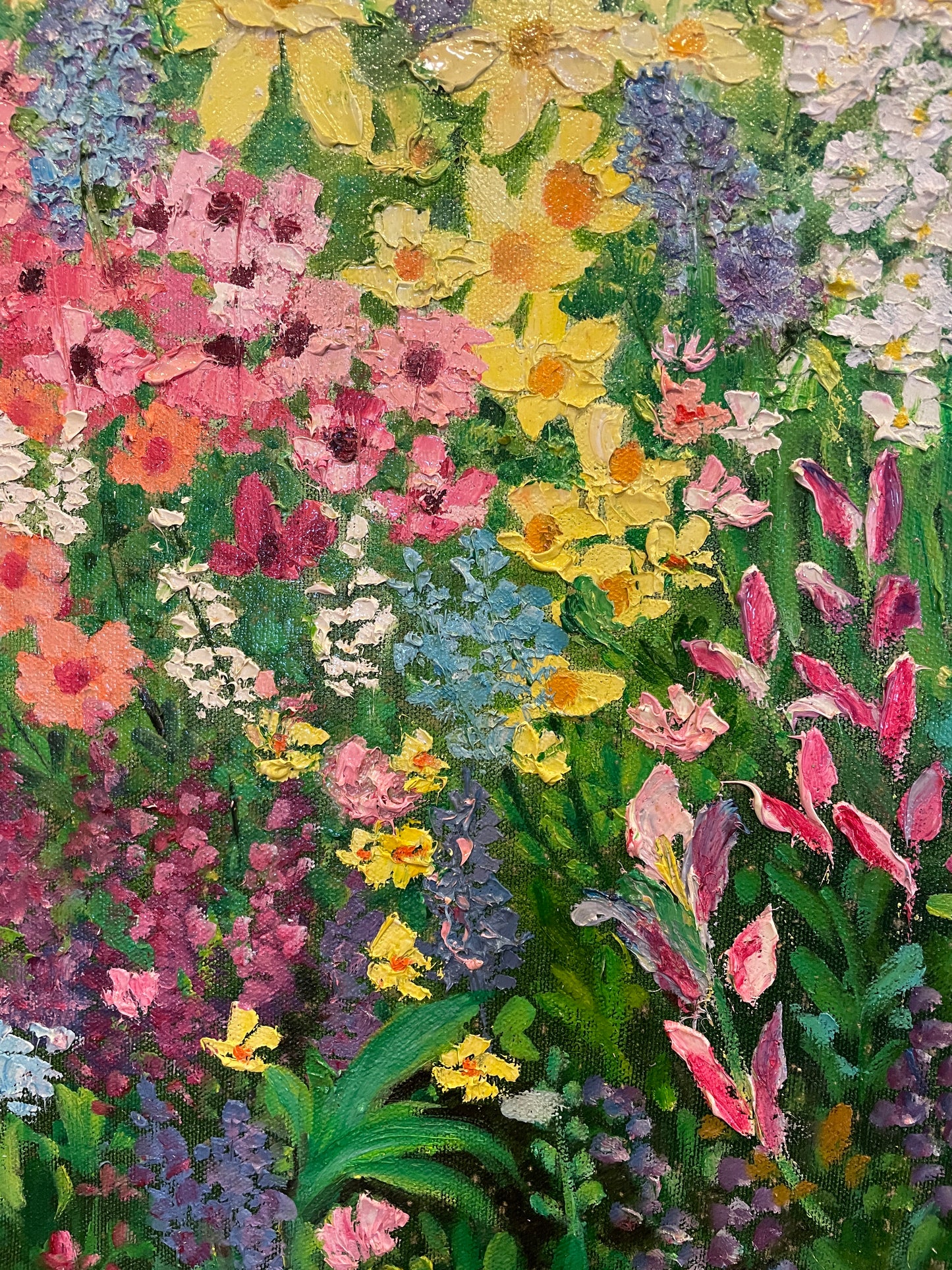 Jeanette Wittenberg, Oil on Canvas Field of Flowers (0I8006)